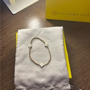 Enewton Gold Bracelet with White cross